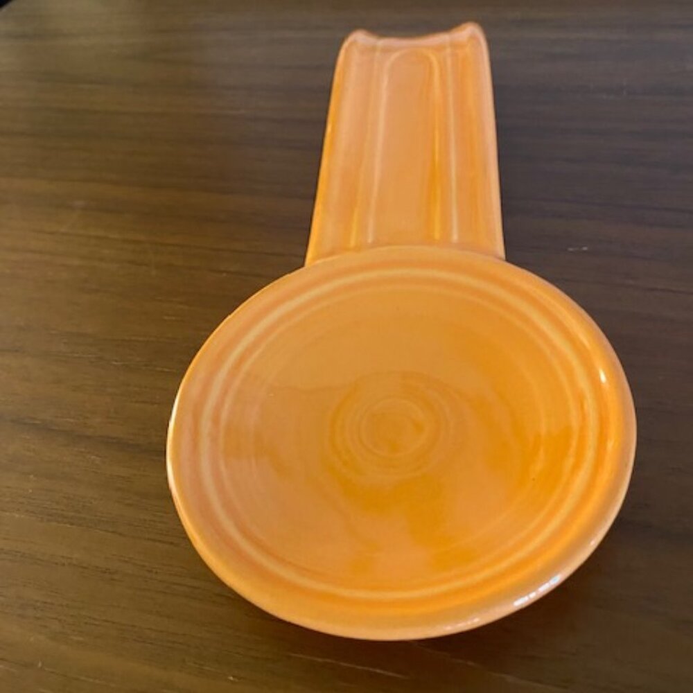 Fiestaware Orange Tangerine Spoon Rest
